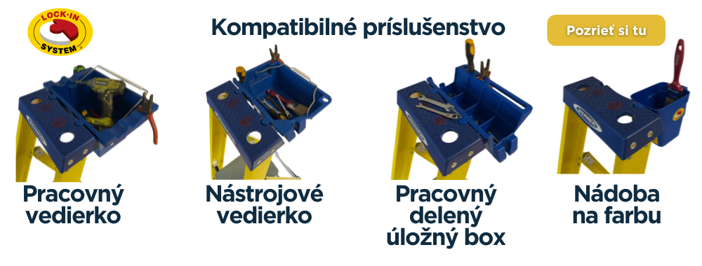 SK Lock-in Prislusenstvo k 716 sklolaminatovym schodikom s plosinu Werner